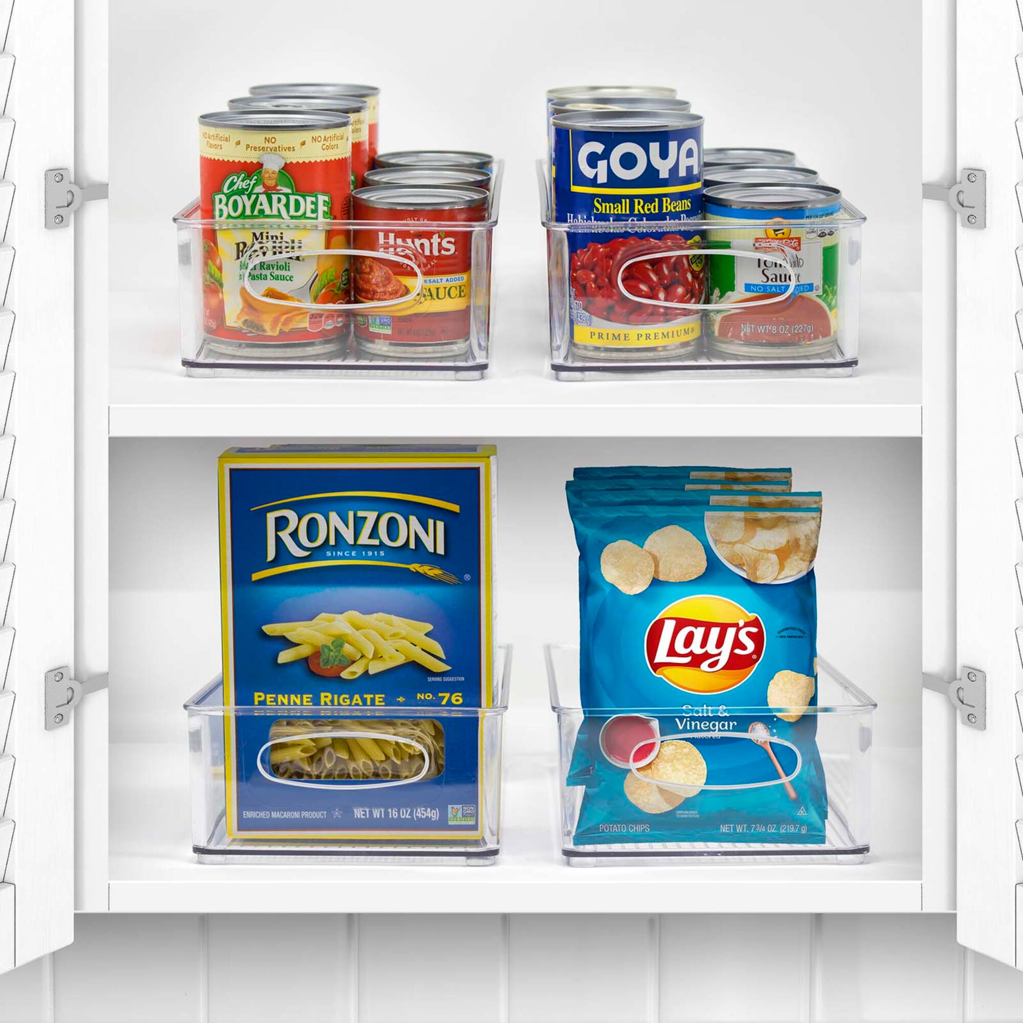 Sorbus Medium Clear Fridge & Pantry Storage Bins